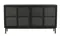 Marshalle sideboard 4-D svart detalj