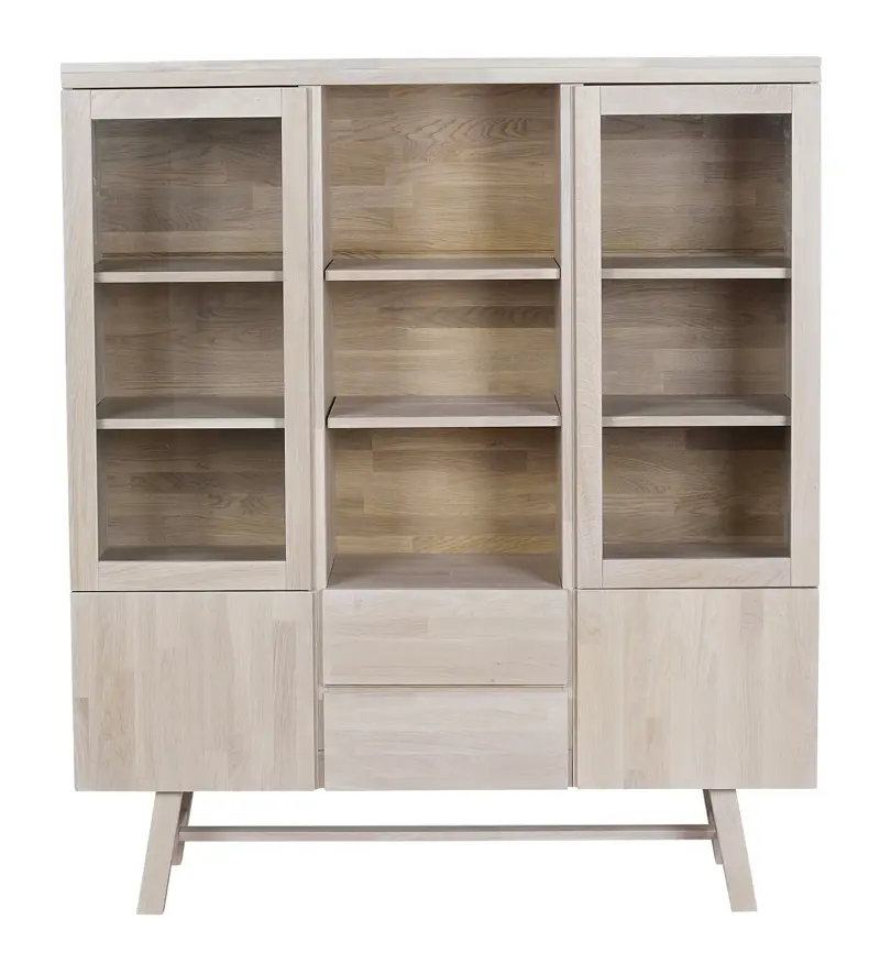 Brooklyn highboard whitewash b.