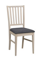 Produktbild Filippa stol whitewash/grått tyg c