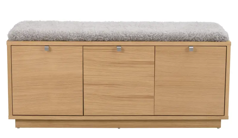 Confetti bänk 3L oljad ek/fårskinnslook a.