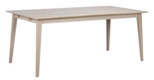 Produktbild Filippa matbord 180 vitpigmenterad ek + Kato stol i vitpigm.ek/grå