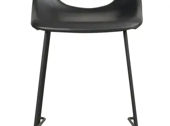 Produktbild Manning barstol svart konstläder/svarta ben e