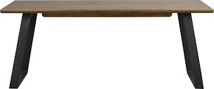 Produktbild Melville matbord 210x95 brun ek/svart metall b