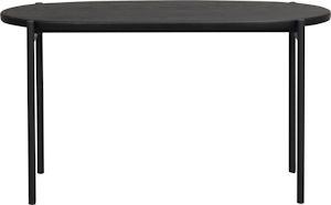 Produktbild Skye soffbord ovalt 80x40 svart ek/svart b