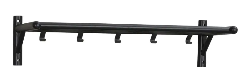 Milford hatthylla 80 svart ek/svart metall a.