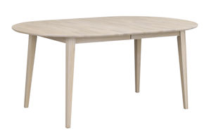 Produktbild Filippa matbord ovalt 170/210 ww/ww + Filippa stol ww/grå