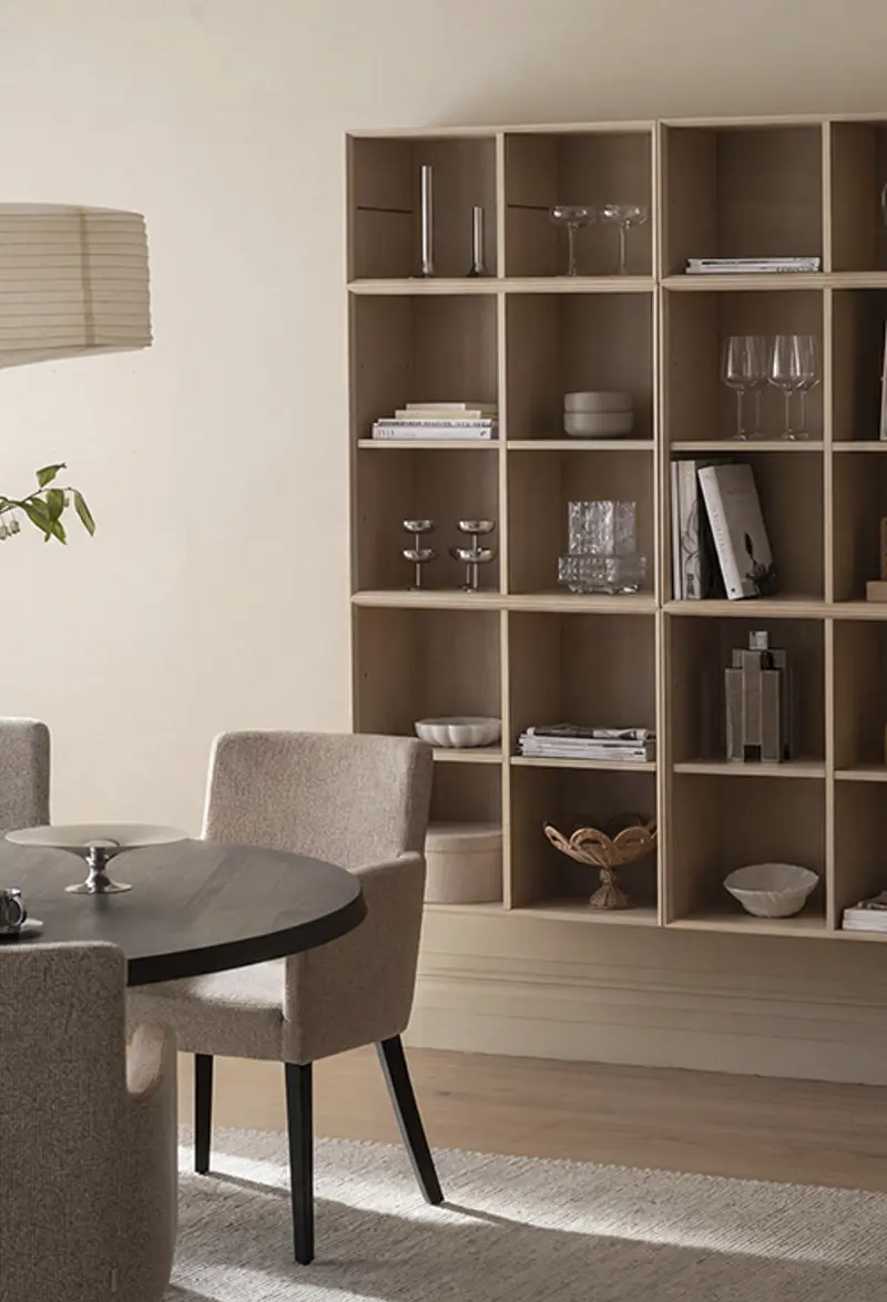 Hudson armchair and Scottsdale shelfs.