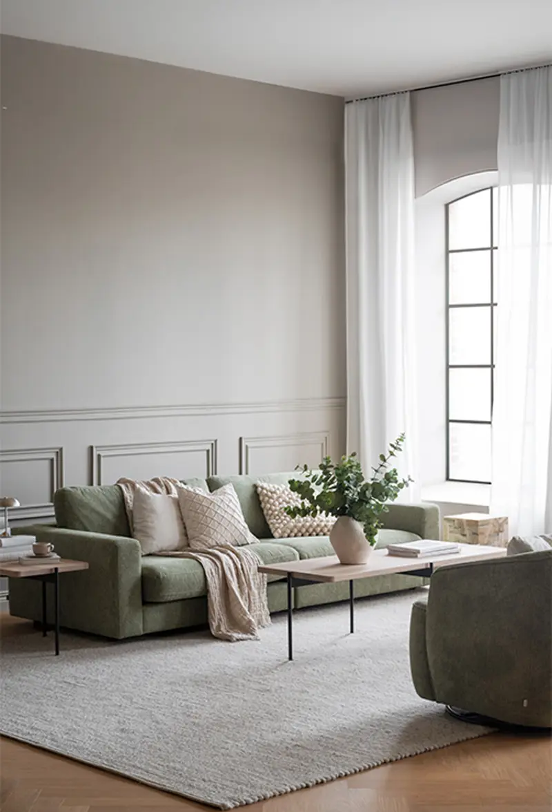 Duncan sofa shelton coffee table ww dermot longe chair green.