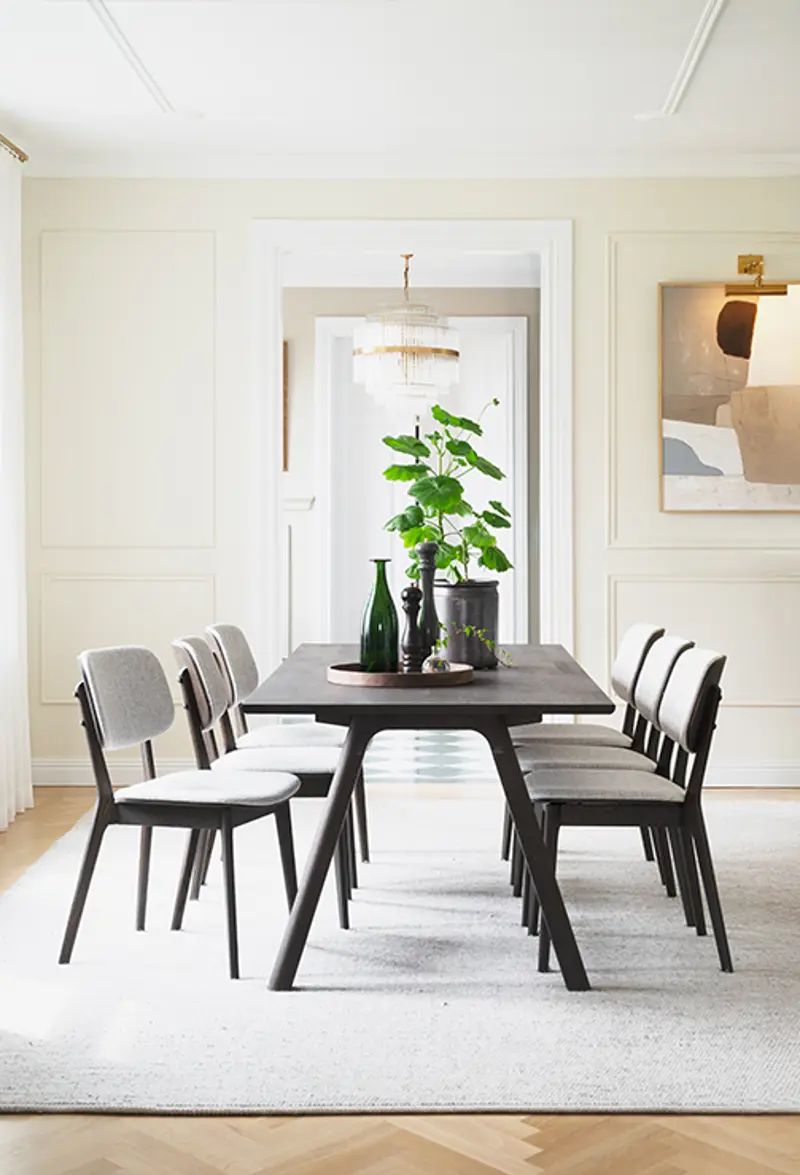 Clapperton brown dining table barrett chair beige brown oak auckland carpet.