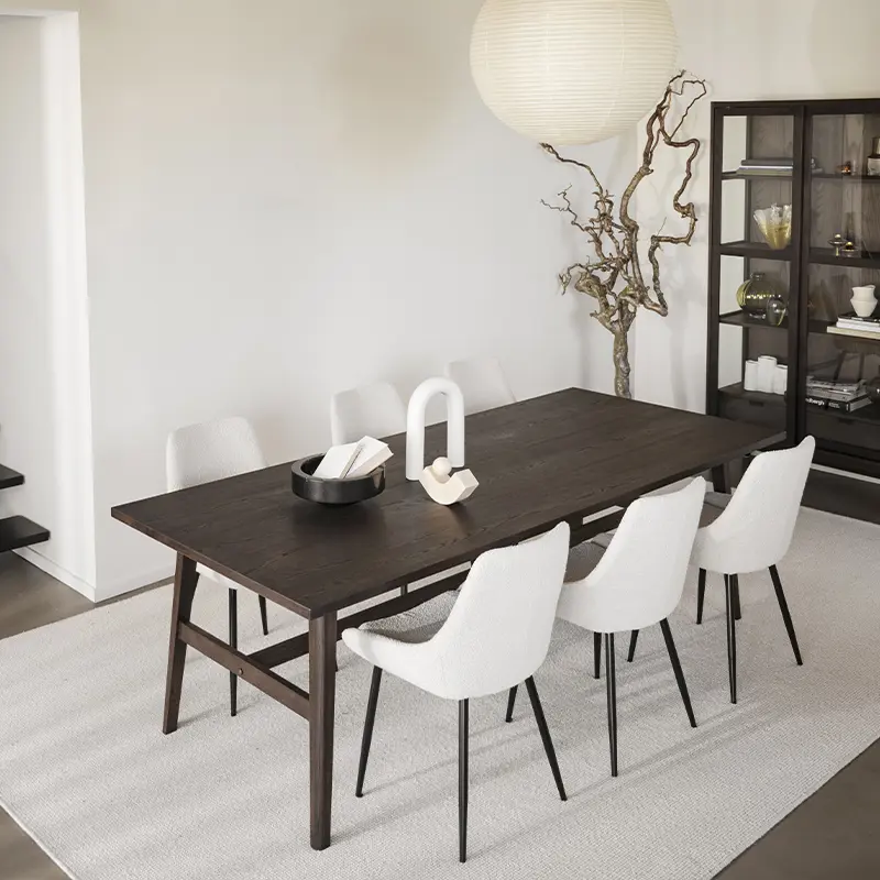 Plainfield dining table brown sierra dining chair.