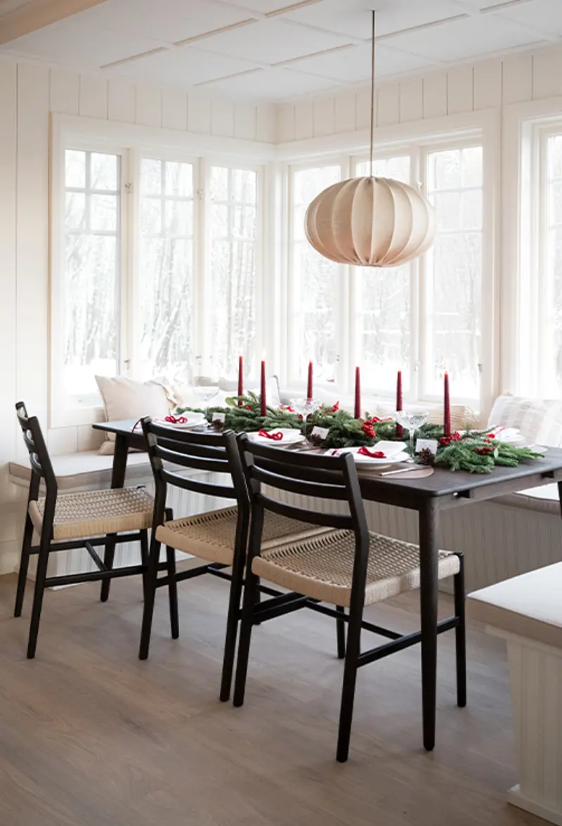 Tyler dining table brown christmas table setting harlan chair.