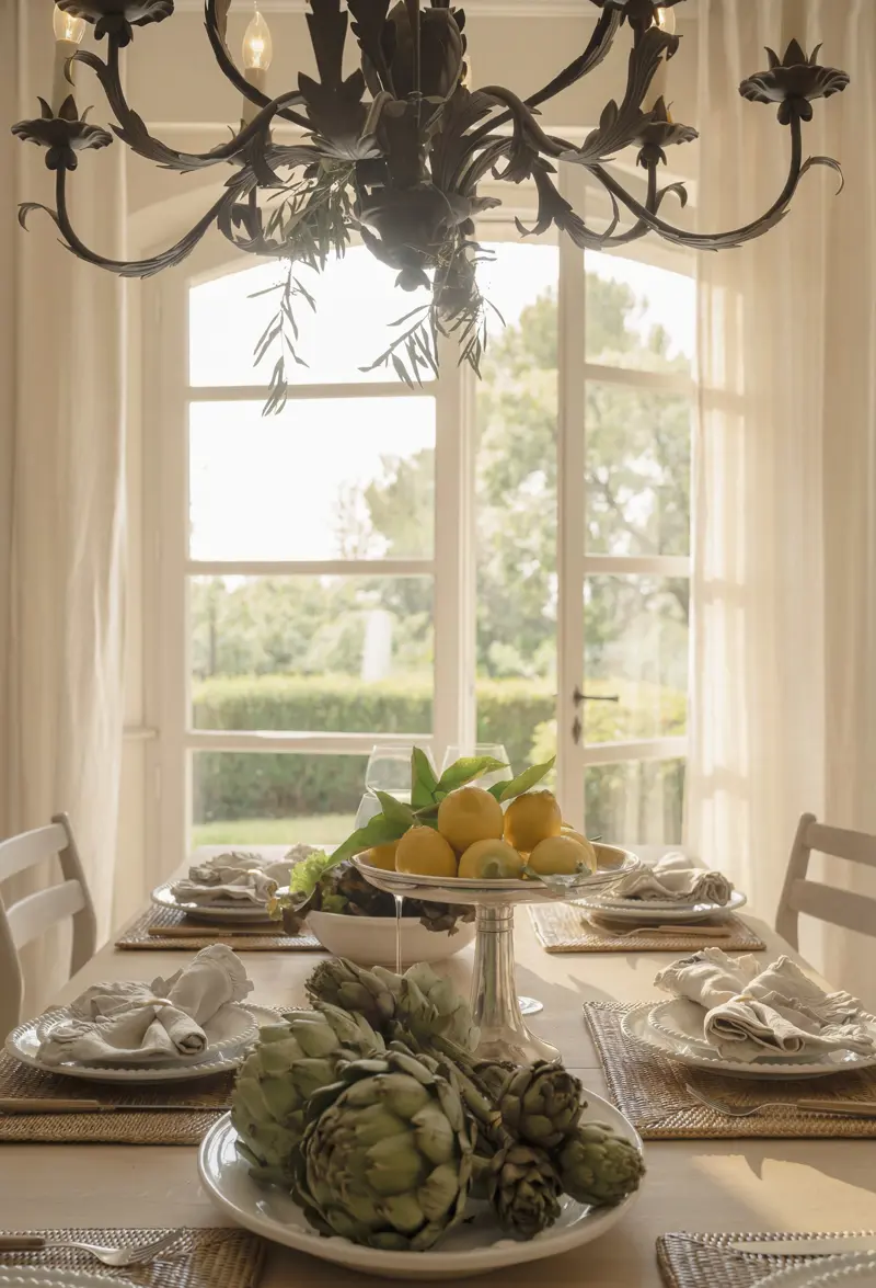 Valerie Aflalo Gardner dining table.