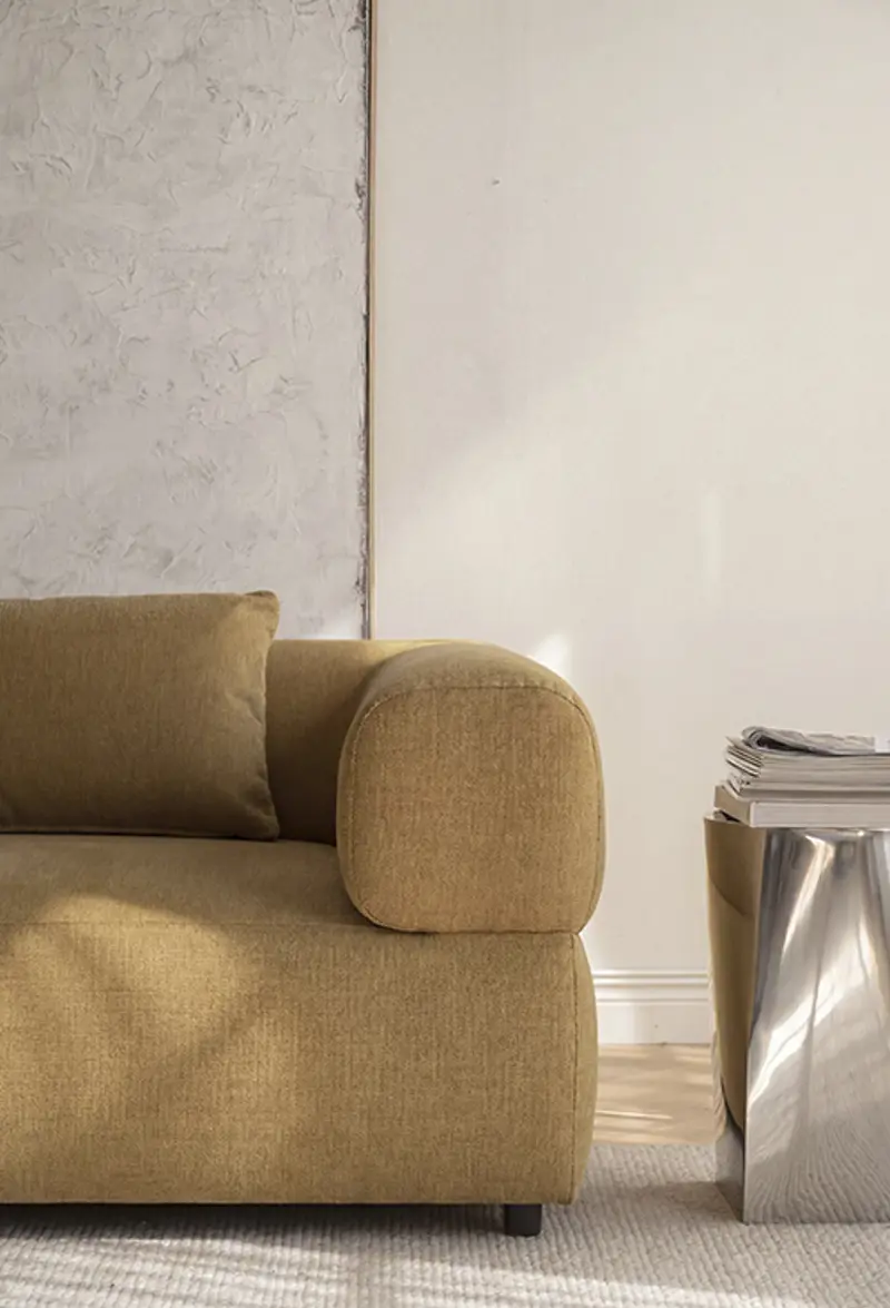 Falkner sofa yellow.