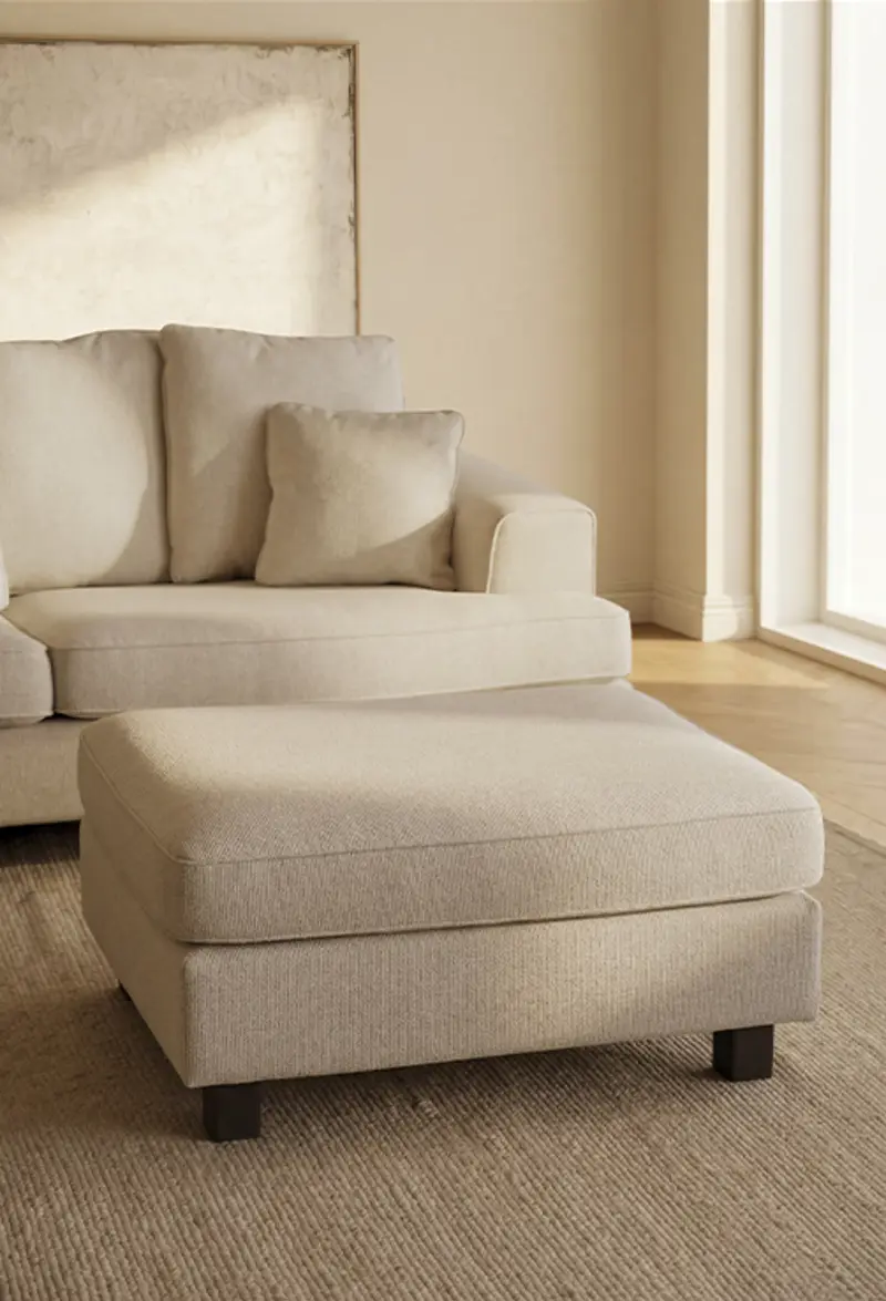 Hartsville fot stool beige.