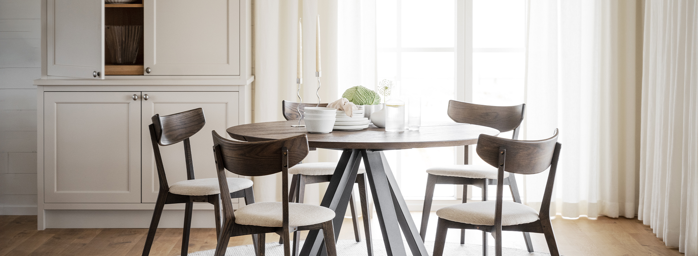 carradale dining table ami chair.