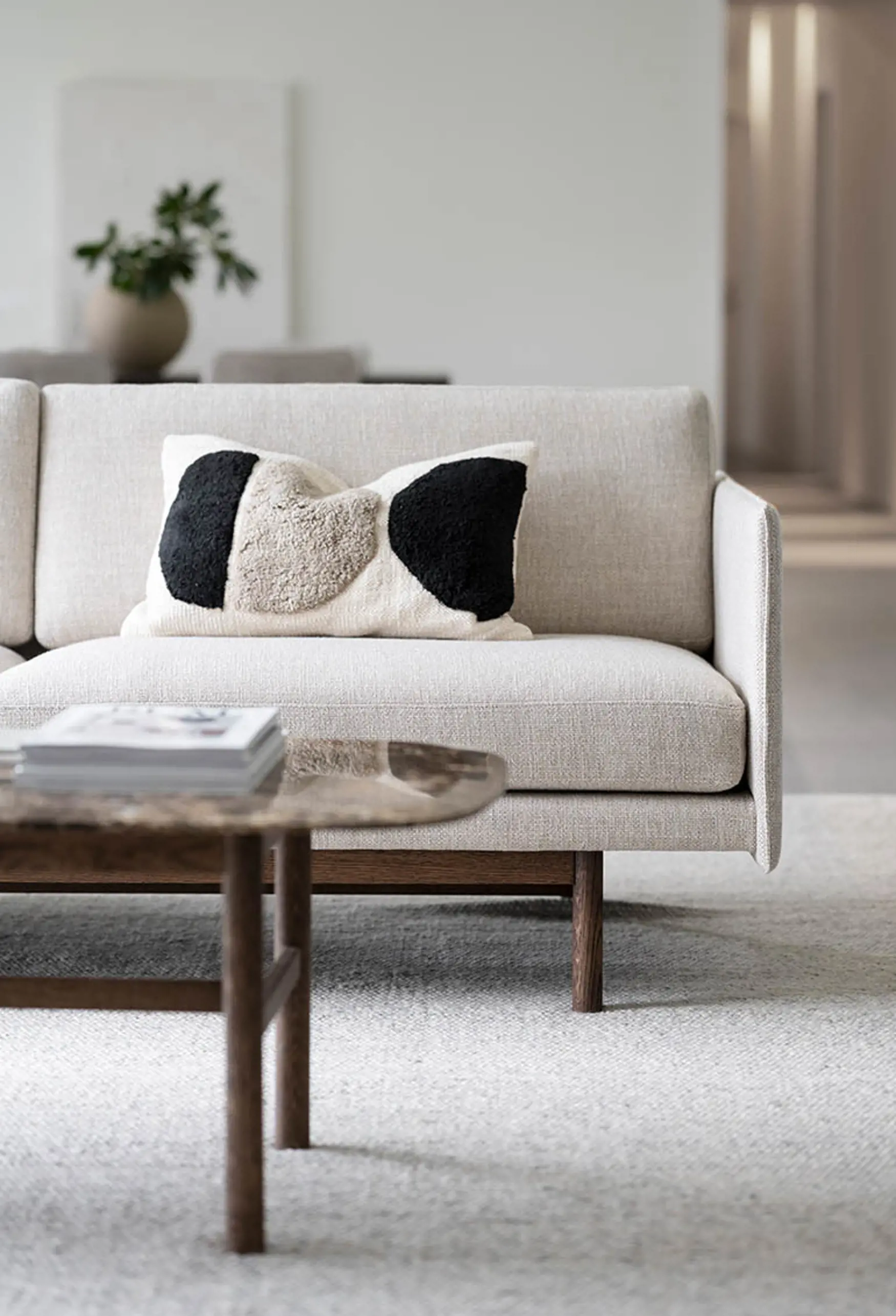 'Hammond soffa beige skandinavisk design