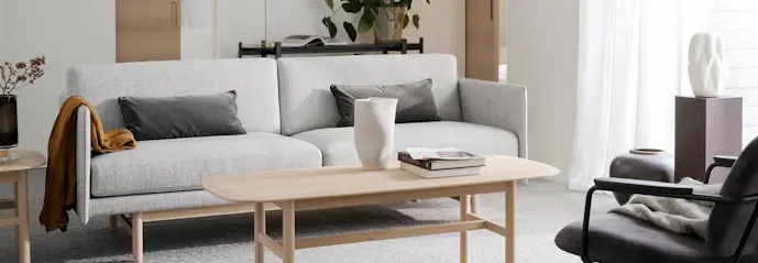 Hammond soffa grå vitpigmenterad