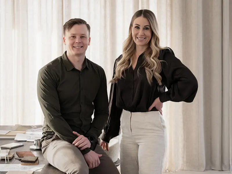Jessica och Fredrik.