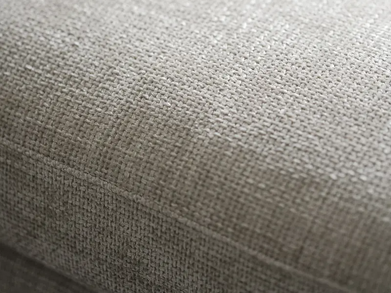 Fabric closeup duncan sofa.