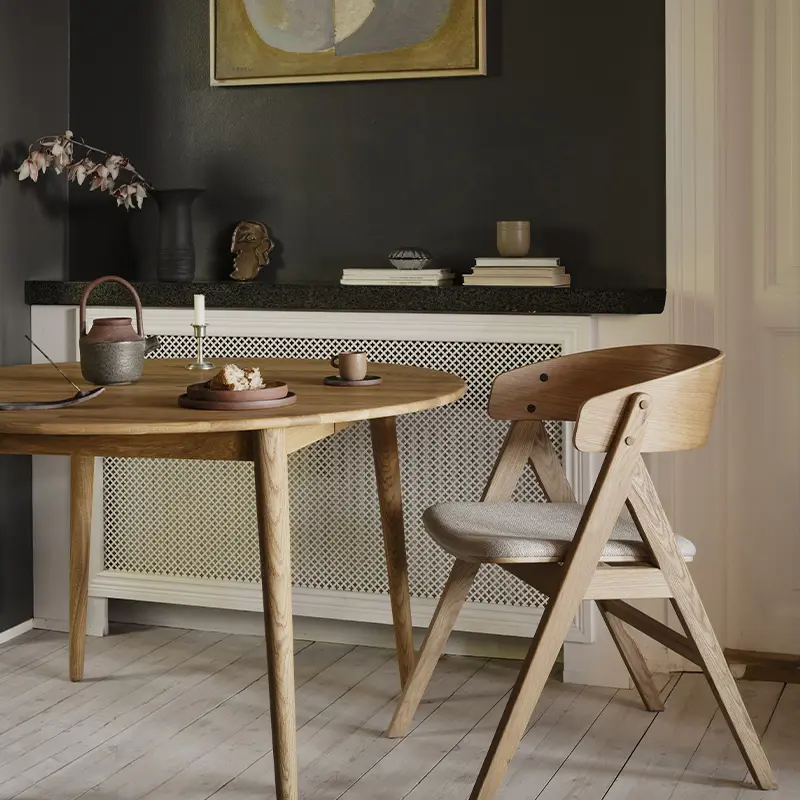 Tyler dining table waterton chair oak.