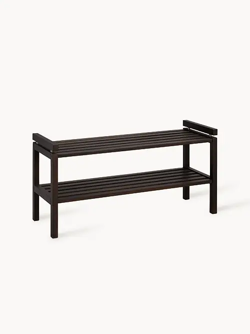 Confetti shoe rack brown fbfaf8.