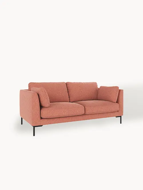 Corwin 2 seat sofa red fcfaf8.