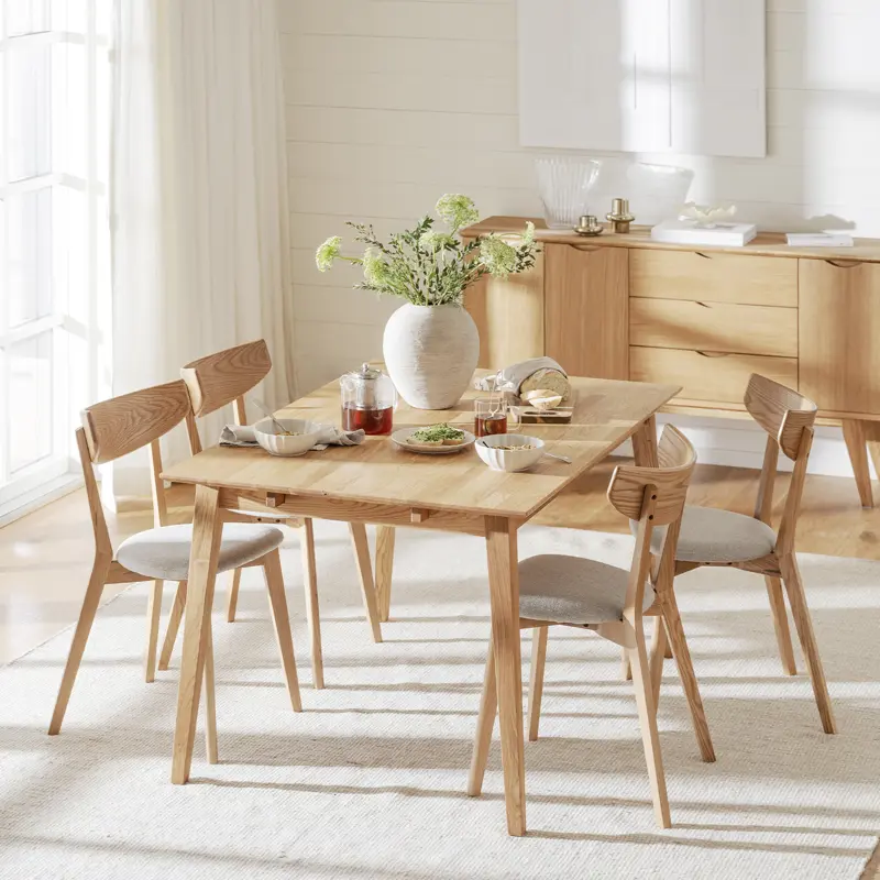 Ami dining chair filippa dining table oak.