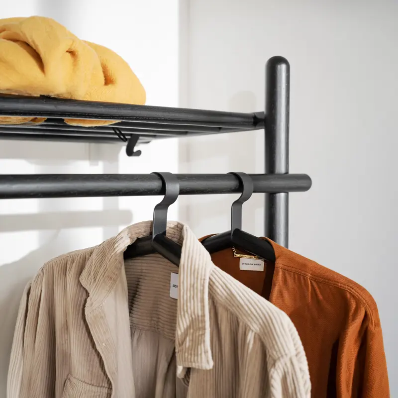 Milford storage hallway.